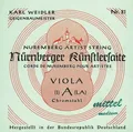 Viola-Saiten Künstler Seilkern C (C)