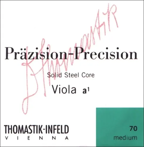 Thomastik Saiten für Viola Präzision Stahl Vollkern Weich (70)