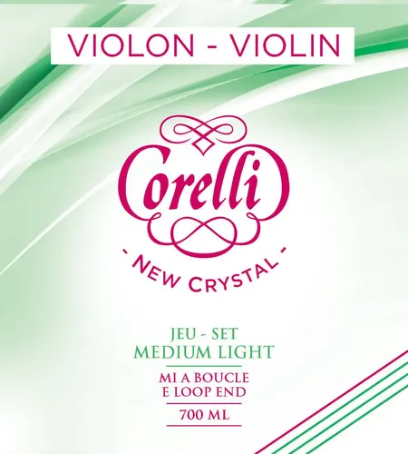 Corelli Saiten für Violine New Crystal 4/4 Light (700ML)