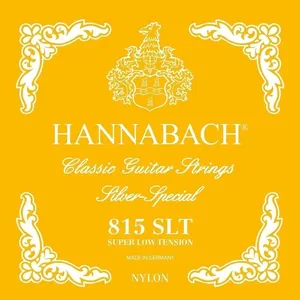 Hannabach Klassikgitarrensaiten Serie 815 Super Low Tension Silver Special 3er Diskant (8158SLT)