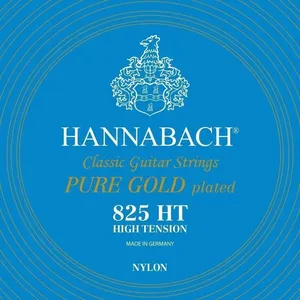Hannabach Klassikgitarrensaiten Serie 825 High Tension Spezialvergoldung E/6 (8256HT)
