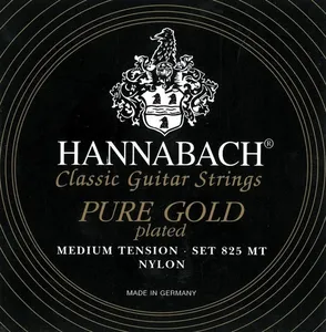 Hannabach Klassikgitarrensaiten Serie 825 Medium Tension Spezialvergoldung D/4 (8254MT)