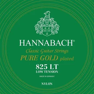 Hannabach Klassikgitarrensaiten Serie 825 Low Tension Spezialvergoldung G/3 (8253LT)