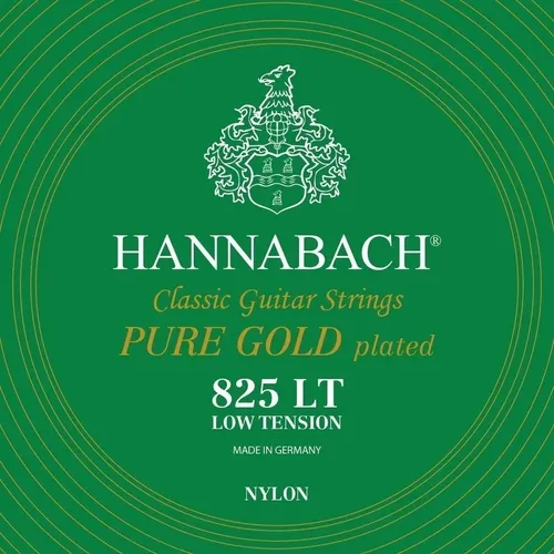 Hannabach Klassikgitarrensaiten Serie 825 Low Tension Spezialvergoldung G/3 (8253LT)