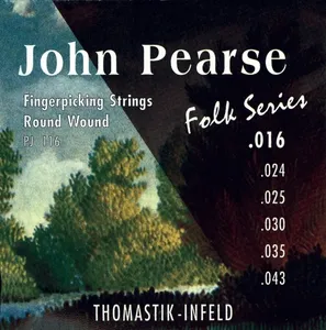 Thomastik Saiten für Klassik-Gitarre John Pearse Folk Series Light E6 .043 (PJ43)
