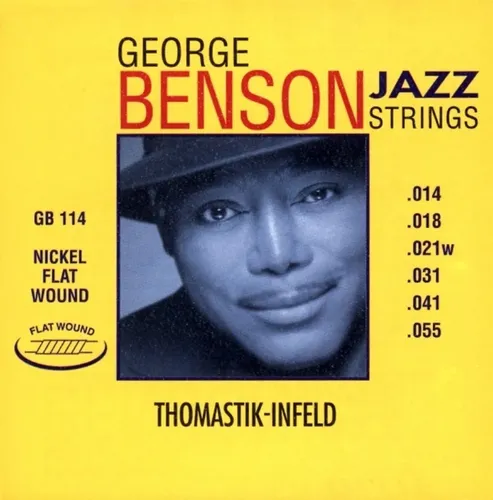 Thomastik Saiten für E-Gitarre George Benson Jazz Guitar E6 .055fw (GB55)