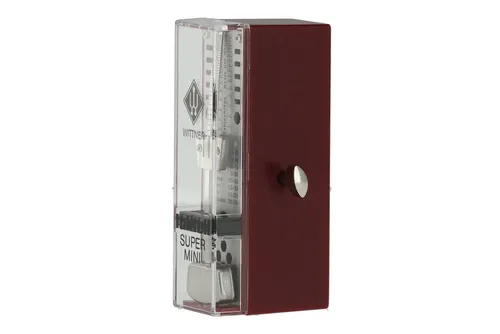 Wittner Metronom Taktell Super Mini Rubinrot           884051