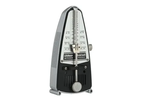 Wittner Metronom Taktell Piccolo Silber                838