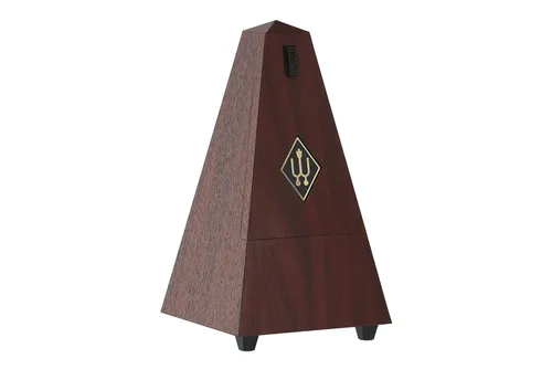 Wittner Metronom Pyramidenform Mahagoni-Maserung  855111