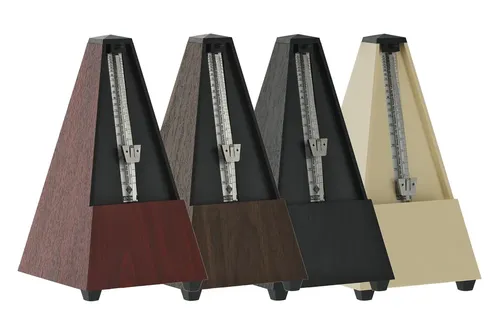 Wittner Metronom Pyramidenform Mahagoni-Maserung    802K