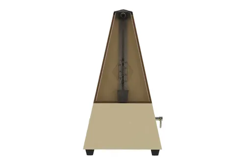 Wittner Metronom Pyramidenform Elfenbein            807K