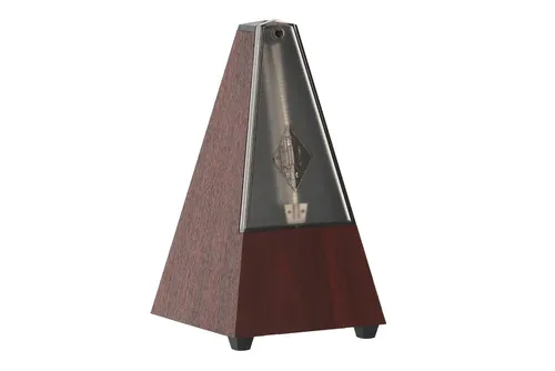 Wittner Metronom Pyramidenform Mahagoni-Maserung    812K