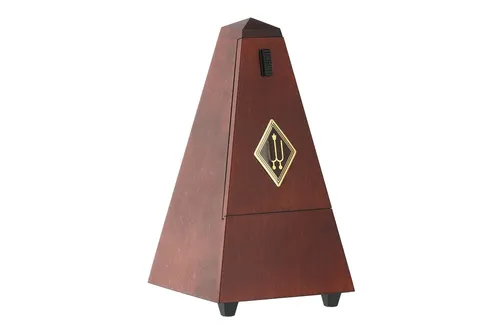 Wittner Metronom Pyramidenform Mahagonifarbig. Matt 801M