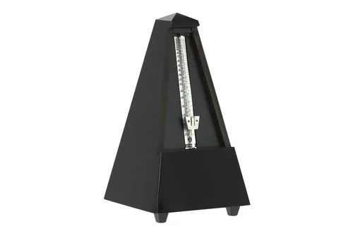 Wittner Metronom Pyramidenform Schwarz. Hochglanz    806