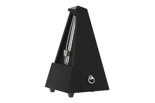 Wittner Metronom Pyramidenform Schwarz. Hochglanz    806
