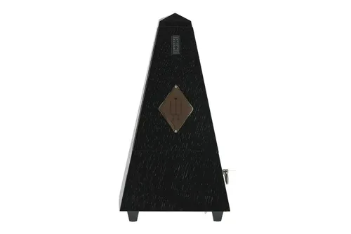 Wittner Metronom Pyramidenform Eiche Schwarz. Matt   809