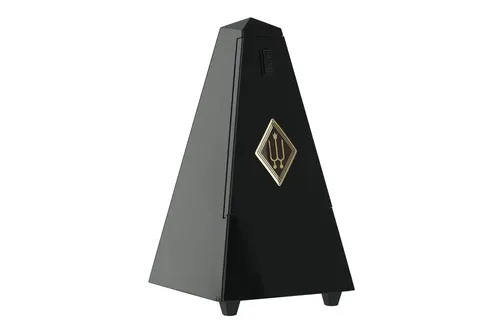 Wittner Metronom Pyramidenform Schwarz. Hochglanz 816