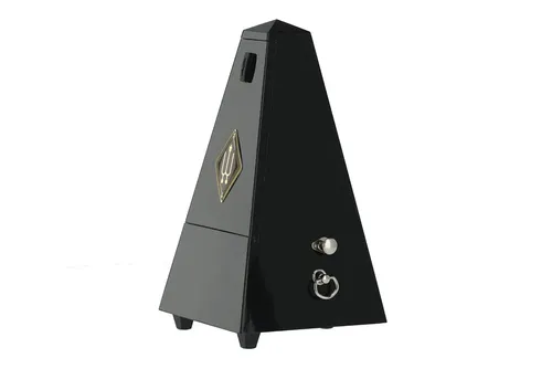 Wittner Metronom Pyramidenform Schwarz. Hochglanz 816