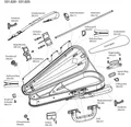 GEWA Violin/Viola- Doppelkoffer Liuteria Maestro Reißverschluss 