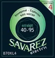 Savarez Saiten für E-Bass Black Sun Nickel. Runddraht Satz (3270 RX)