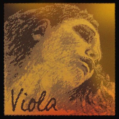 Viola Gold G Darm/Silber Mittel Beutel