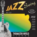 Thomastik Saiten für E-Gitarre Jazz Swing Series Nickel Flat Wound Satz 012 flatwound (JS112)