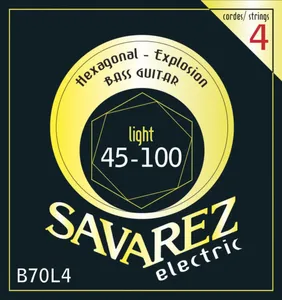 Savarez Saiten für E-Bass Black Sun Nickel. Runddraht Satz (3270 RL)