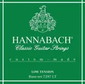 Hannabach Klassikgitarrensaiten Serie 728 Low Tension Custom Made Satz mit 3er Diskant in Carbon 728LTC
