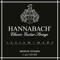 Hannabach Klassikgitarrensaiten Serie 728 Medium Tension Custom Made 3er Diskant 7288MT
