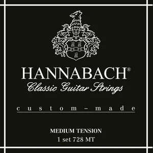 Hannabach Klassikgitarrensaiten Serie 728 Medium Tension Custom Made 3er Diskant 7288MT