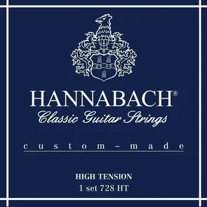 Hannabach Klassikgitarrensaiten Serie 728 High Tension Custom Made 3er Diskant 7288HT