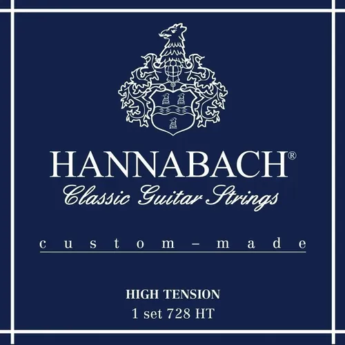 Hannabach Klassikgitarrensaiten Serie 728 High Tension Custom Made 3er Diskant 7288HT