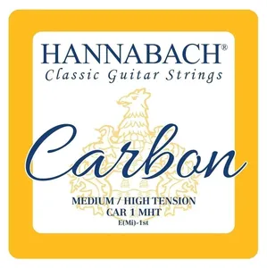 Hannabach Klassikgitarrensaiten CARBON Medium / High Tension Diskant E1 (CAR1MHT)