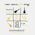 Hannabach Klassikgitarrensaiten Serie 890 1/2 Kindergitarre Mensur: 53-56cm Satz (890MT 1/2)