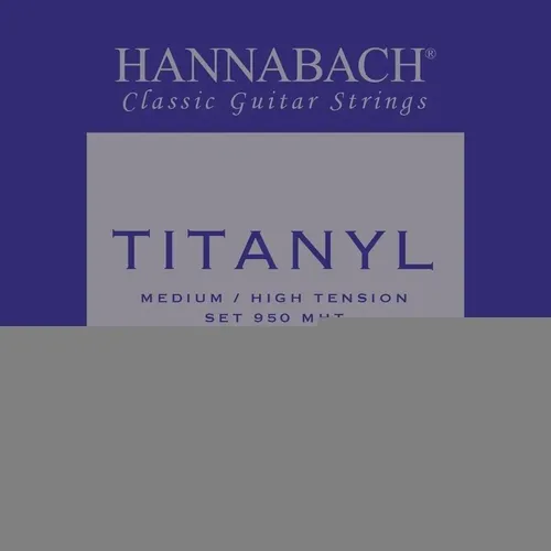 Hannabach Klassikgitarrensaiten Serie 950 Medium / High Tension Titanyl E1 (9501MHT)