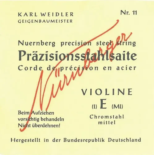 Violin-Saiten Präzision Vollkern