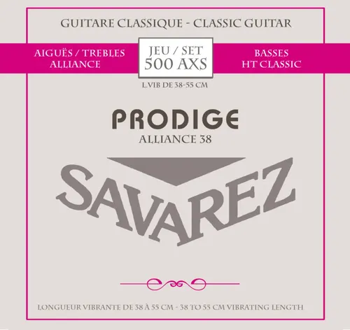 Klassikgitarre-Saiten Prodige 38 1/8-3/4 Grösse 1/8-1/2 Carbon (1/8-1/2 Carbon)