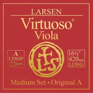 Viola-Saiten  extra-lange 420mm Mensur, medium tension Satz Schlinge (Satz Schlinge)