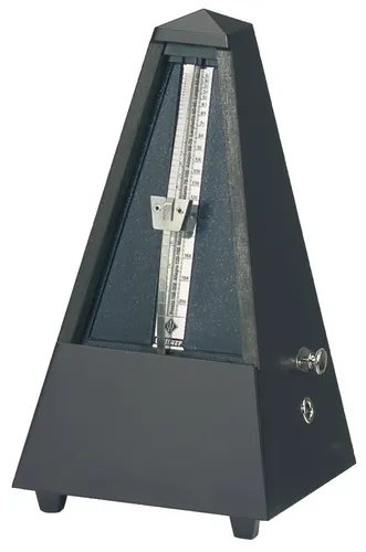 Wittner Metronom Pyramidenform Schwarz. Matt 816M