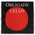 Cello Obligato A Stahl/Chromstahl Mittel