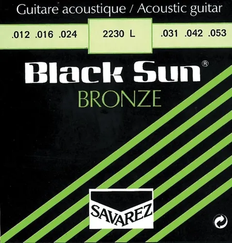 Savarez Saiten für Akustikgitarre Black Sun Bronze