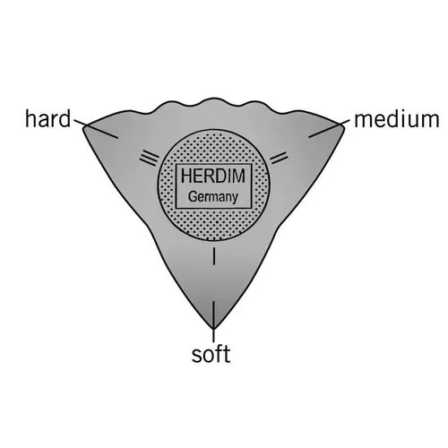 Herdim Plektrum 3-Stärken rot