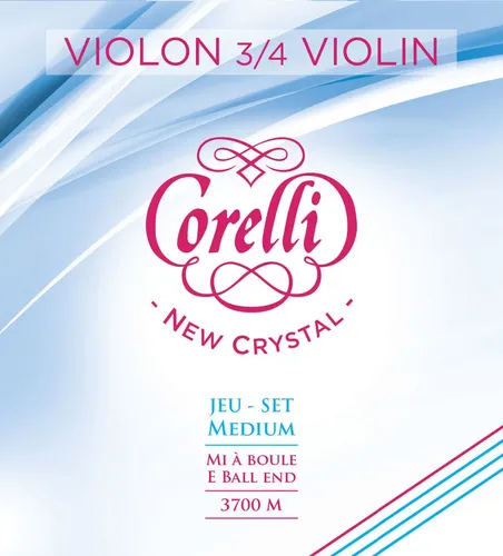 Corelli Saiten für Violine New Crystal 3/4 (3702M)