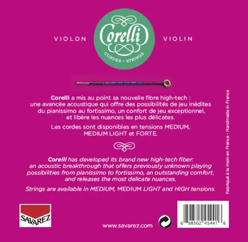 Corelli Saiten für Violine Cantiga Medium light (900ML)