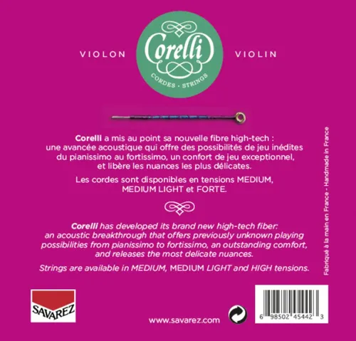 Corelli Saiten für Violine Cantiga Medium light (900MLB)