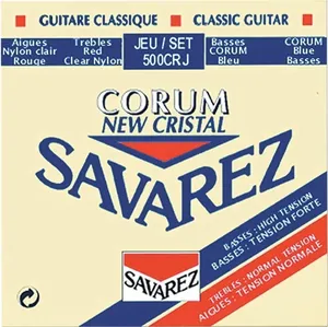 Savarez Saiten für Klassik-Gitarre New Cristal Corum New Cristal Corum 500CRJ mixed Satz (500CRJ)