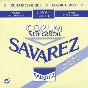 Savarez Saiten für Klassik-Gitarre New Cristal Corum New Cristal Corum 500CJ Satz (500CJ)