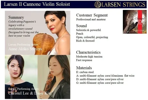 Violin-Saiten Il CANNONE A Aluminium Soloist (A Aluminium Soloist)