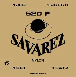 Savarez Saiten für Klassik-Gitarre Traditional Concert 520 Concert 520P D4 (524R)