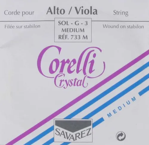 Corelli Saiten für Viola New Crystal G Medium (733M)